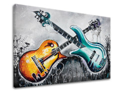 Slika na platnu GITARY 1 del XOBAM041E1