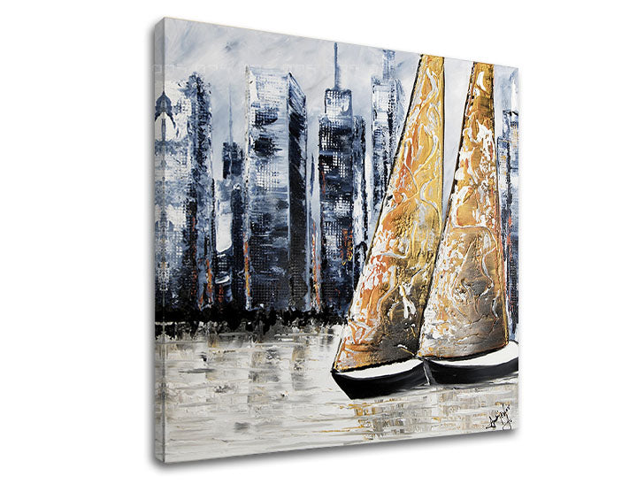 Slika na platnu MESTO 1 del