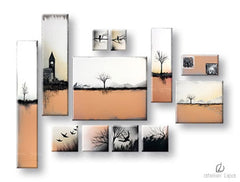 Avtorska reprodukcija na platnu LAND XOBAM015E12