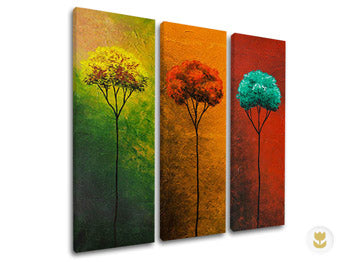 Avtorska reprodukcija na platnu STROMY XOBAM021E3