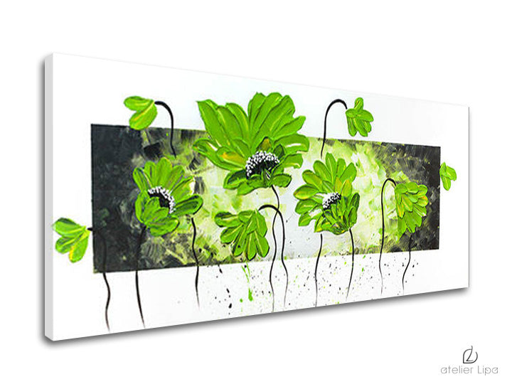 Avtorska reprodukcija na platnu FLOWERS XOBAM024E1