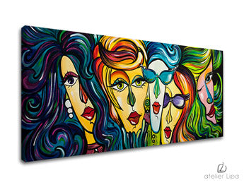 Avtorska reprodukcija na platnu WOMEN XOBAM025E1