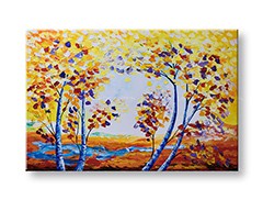 Avtorske reprodukcije na platnu DREVESA XOBBI110E1