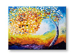 Avtorske reprodukcije na platnu DREVESA XOBBI113E1