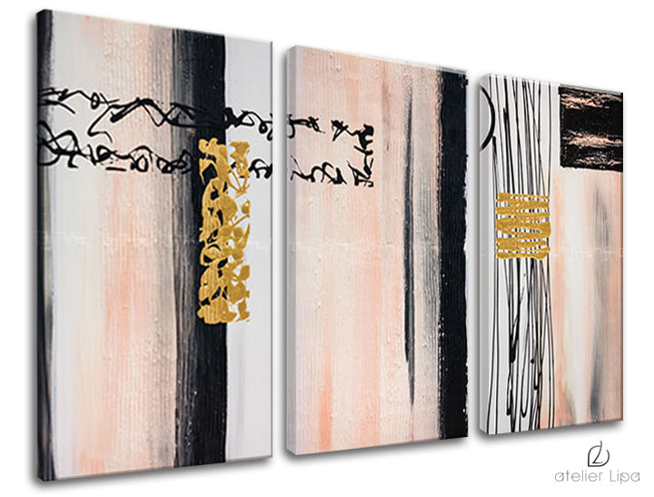 Avtorska reprodukcija na platnu ABSTRAKT XOBDO105D3