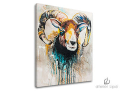 Avtorska reprodukcija na platnu ZVIERA XOBDO120D1