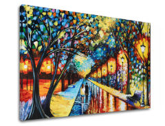 Avtorska reprodukcija na platnu CITY XOBFB004E1