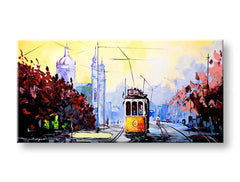 Avtorska reprodukcija na platnu CITY XOBFB018E1
