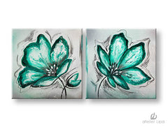 Avtorska reprodukcija na platnu FLOWERS XOBFB520E2