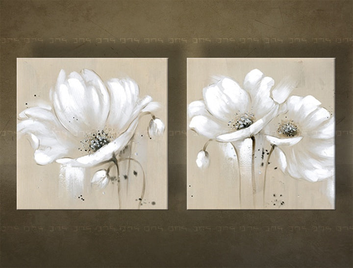 Ročno poslikana stenska slika ROŽE - slika 2