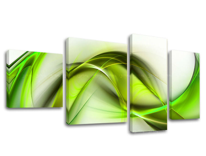 4-delna stenska poslikava ABSTRAKT