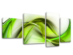 4-delna stenska poslikava ABSTRAKT