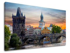 Stenska slika MESTO PRAGA | različne velikosti