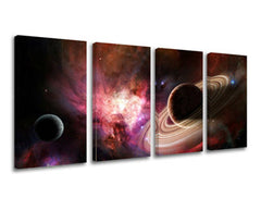 Štiridelna stenska slika UNIVERSE GA001E41