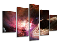 5-delna stenska slika UNIVERSE GA001E50