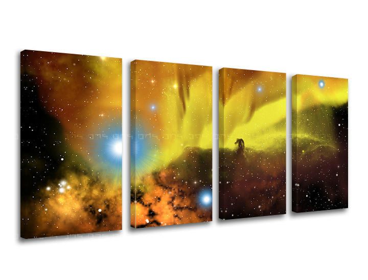 4-delna stenska slika UNIVERSE GA002E41
