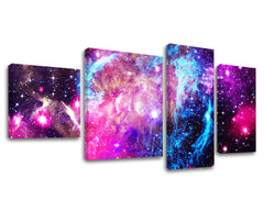 Slika na platnu 4 deli SPACE GA003E40