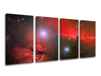 Štiridelna stenska slika UNIVERSE GA004E41