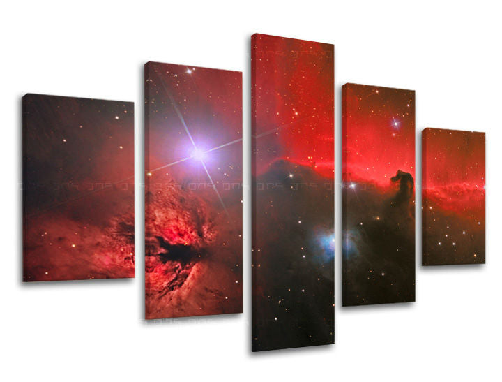 5-delna stenska poslikava UNIVERSE GA004E50