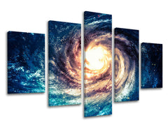 5-delna stenska slika UNIVERSE GA006E50