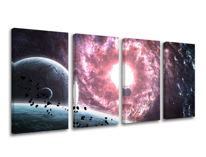 Stenska slika UNIVERSE GA007E41 v 4 delih