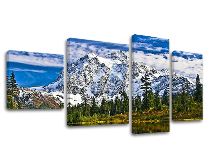 4-delna stenska poslikava LANDSCAPES KR011E40