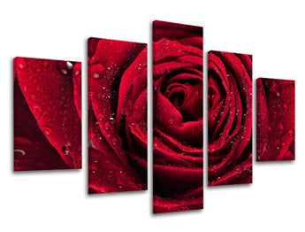 5-delna stenska slika FLOWERS KV012E50