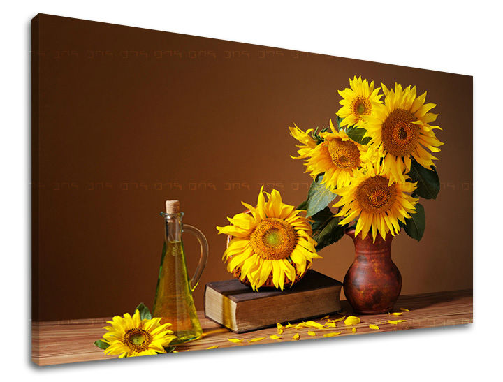 Stenska slika CVETJE SUNflowers KV038E11