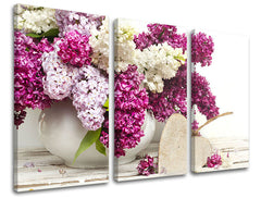 3-delna stenska slika FLOWERS KV047E30