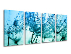 Štiridelna stenska slika FLOWERS KV060E41