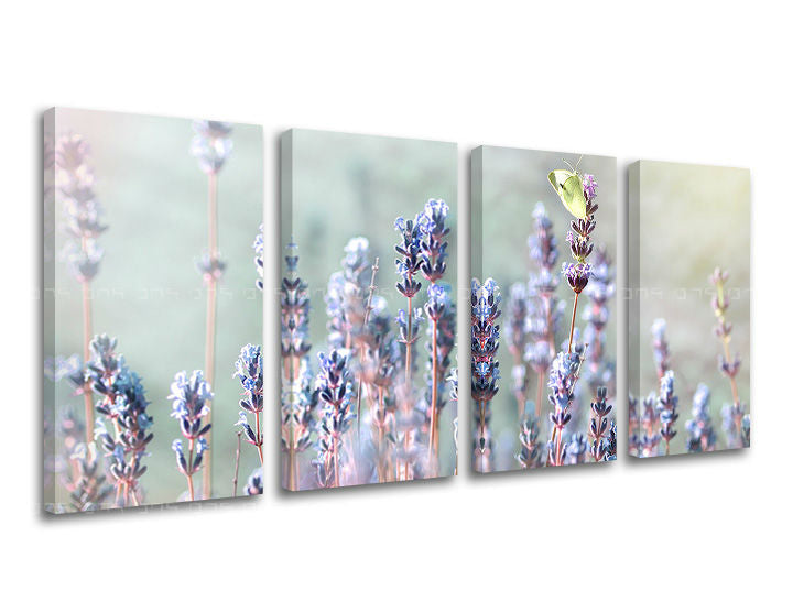 Štiridelna stenska slika FLOWERS KV077E41