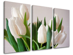 3-delna stenska slika FLOWERS XOBKV108E30