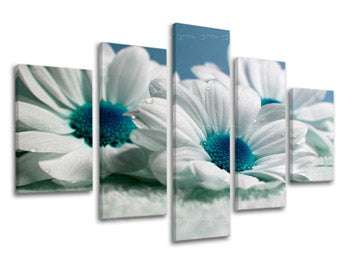 5-delna stenska slika FLOWERS XOBKV126E50