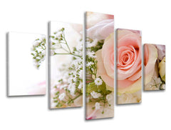 5-delna stenska slika FLOWERS XOBKV134E50