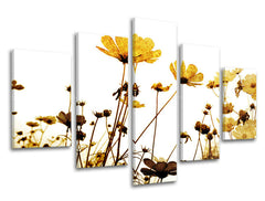 5-delna stenska slika FLOWERS XOBKV143E50