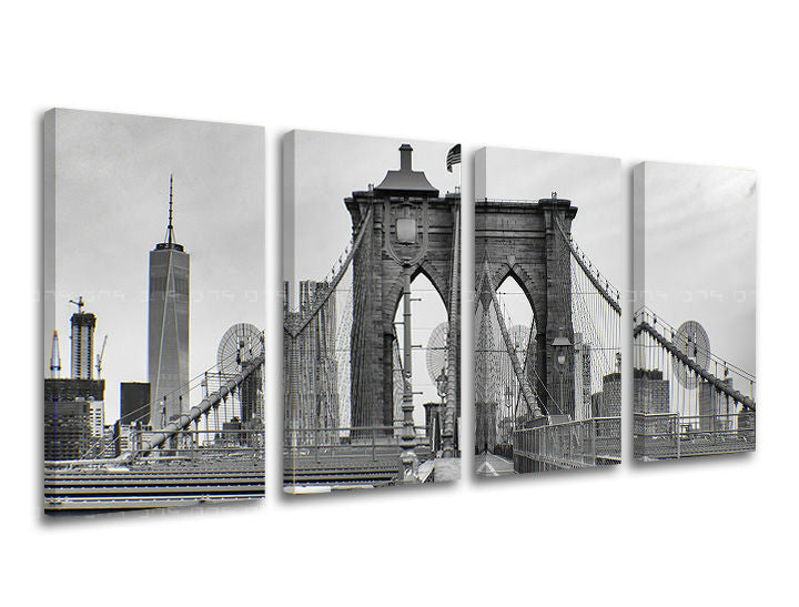 4-delna stenska poslikava CITY / NEW YORK ME114E41