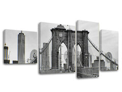 4-delna stenska poslikava CITY / NEW YORK ME114E40
