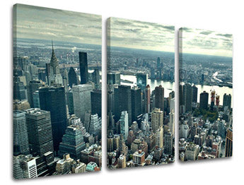 3-delna stenska poslikava CITY / NEW YORK ME118E30