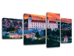 Slikanje na platno 4 deli SLOVAŠKA SK009E40