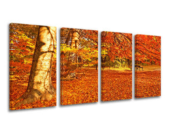 4-delna stenska poslikava TREES ST005E41