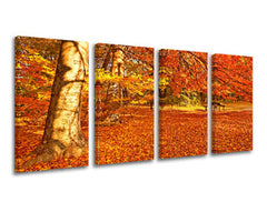 4-delna stenska poslikava TREES ST005E41