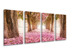 4-delna stenska poslikava TREES ST008E41