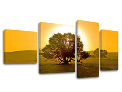 4-delna stenska poslikava DREVESA