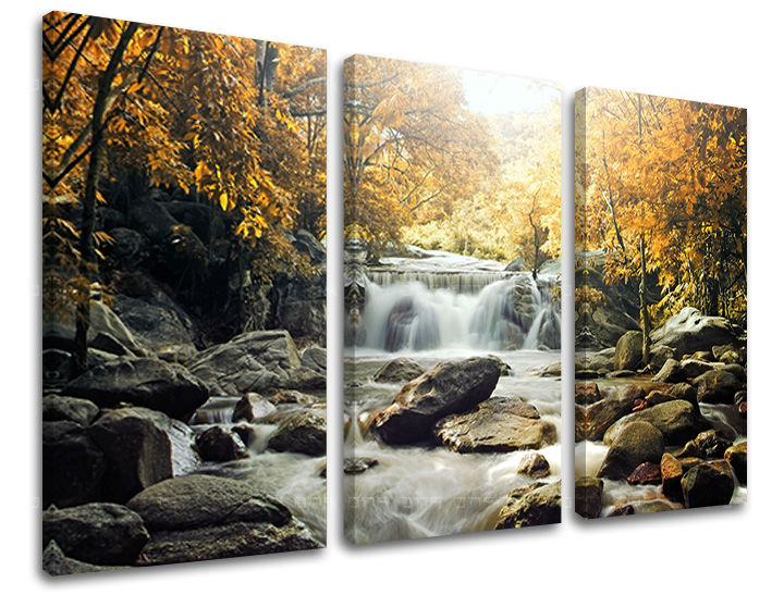 Slikanje sten 3 deli WATERFALLS
