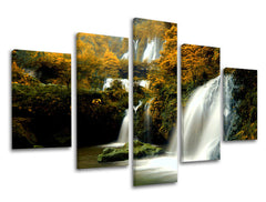 5-delna stenska poslikava WATERFALLS VO007E50