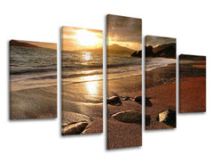 Slikanje sten 5 delov WEST SLNKA ZS024E50