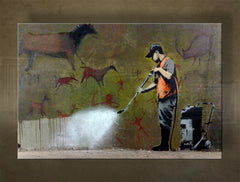 Platneni tisk Street ART – Banksy | različne velikosti