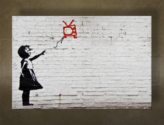 Platneni tisk Street ART – Banksy | različne velikosti