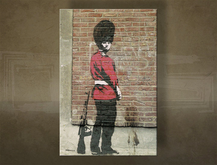 Platneni tisk Street ART – Banksy | različne velikosti