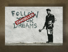 Platneni tisk Street ART – Banksy | različne velikosti